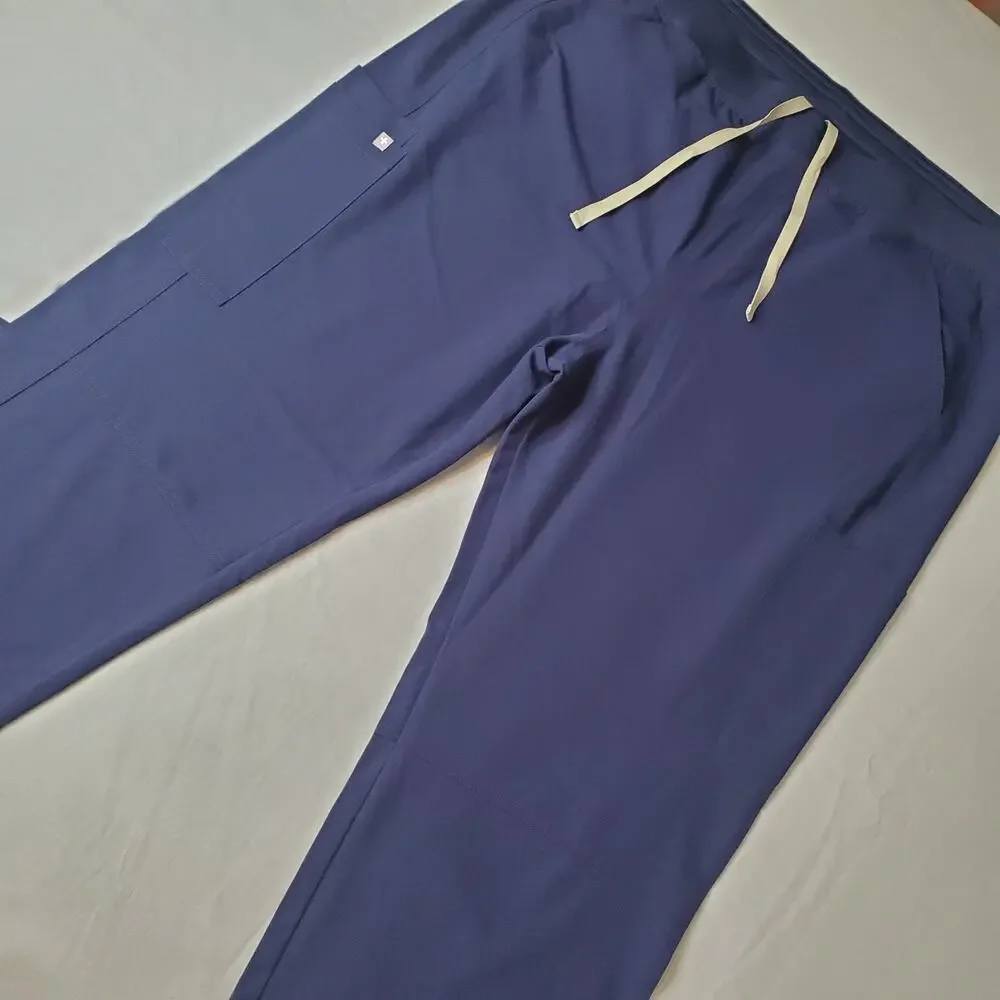 Figs Men's Size 3XL Axim Cargo Scrub Straight Leg Pants Blue T2001